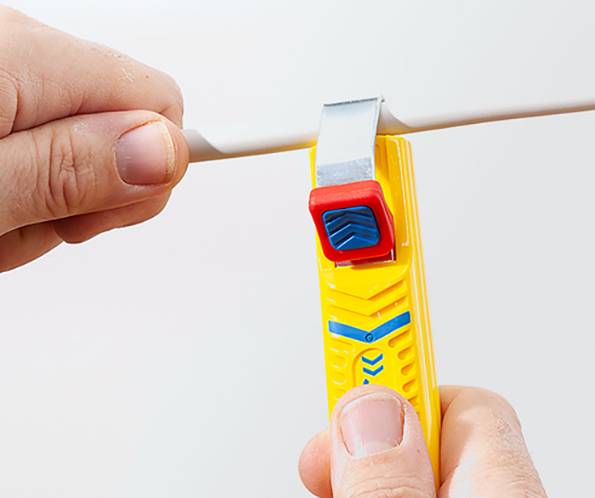 Jokari 10160 No 16 Secura odizolovací nůž Vhodné pro odizolovací kleště Kulaté kabely 4 do 16 mm Vhodné pro značku (kleš-5