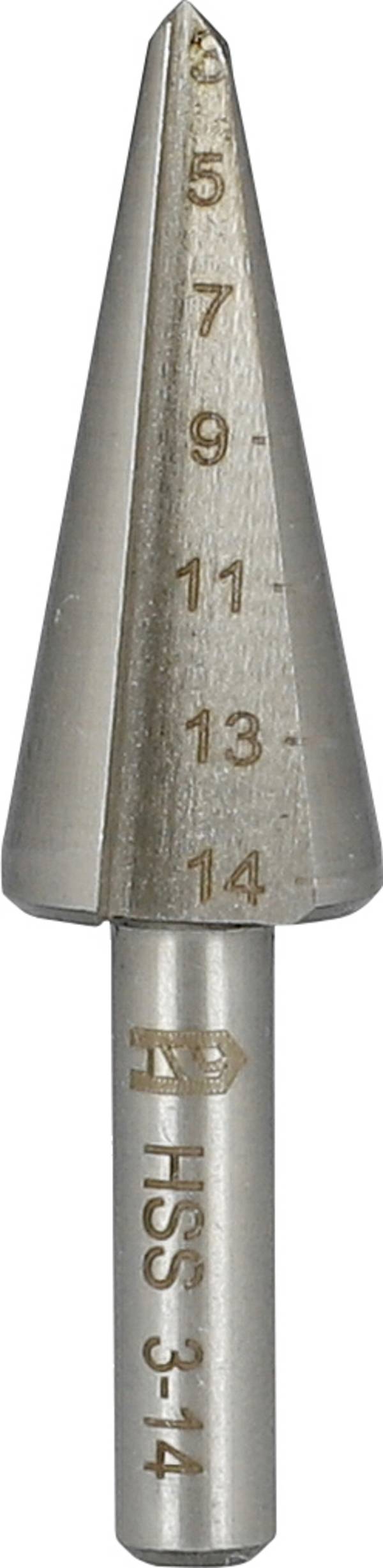 Heller 22597 7 HSS kuželový vrták Celková délka 58 mm válcová stopka 1 ks