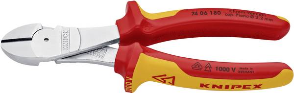 Knipex  74 06 180 VDE silové boční štípací kleště s fazetou  180 mm