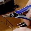 Knipex 34 32 130 pro elektroniku a jemnou mechaniku kleště kruhové rovné chrom-vanadová ocel na kuličková ložiska 135 mm