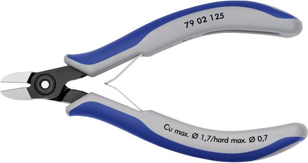 Knipex  79 02 125 pro elektroniku a jemnou mechaniku boční štípací kleště s fazetou  125 mm