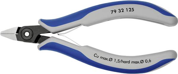 Knipex  79 32 125 pro elektroniku a jemnou mechaniku boční štípací kleště s fazetou  125 mm
