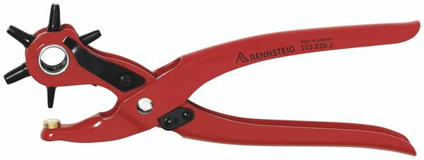 Rennsteig Werkzeuge 103 220 2 děrovací kleště otočné  2 mm, 2.5 mm, 3 mm, 3.5 mm, 4 mm, 5 mm 240 mm 1 ks