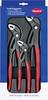 Knipex 00 20 09 V02 instalatérské SIKO kleště sada dílnu, 3dílná, nastavení stisknutím tlačítka, samosvorný efekt, jemné nastavení