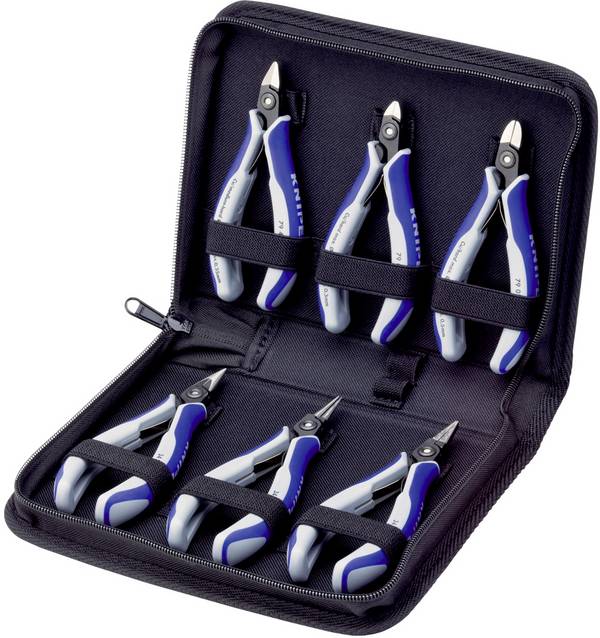 Knipex 00 20 16 P sada kleští pro elektroniku a jemnou mechaniku, 6dílná