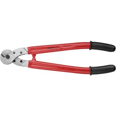 Knipex 95 77 600 nůžky na drátěná lanka hliníkový a měděný kabel, jedno- a vícežilový, 14 mm, 150 mm², 0-0