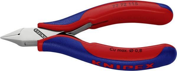 Knipex  77 72 115 pro elektroniku a jemnou mechaniku boční štípací kleště s fazetou  115 mm