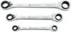 TOOLCRAFT 819162 sada oboustranných ráčnových klíčů 3dílná Délka klíče (cm) (jen pro nadpis) 8 - 19 mm