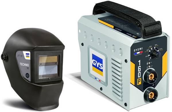 Svářecí invertor GYS GYSMI 160P + Master LCD 11, 230 V, 10 – 160 A, 030435