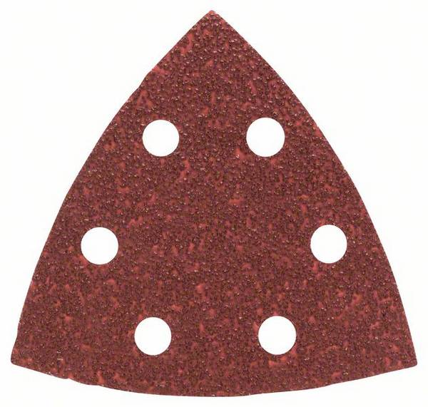 Bosch Accessories 25-teiliges Schleifblatt-Set für Deltaschleifer, Körnung 40 2607019487 brusný list na suchý zip, s otvory Zrnitost 40 Rozměr přes roh 93 mm (d x š x v) 120 x 96 x 29 mm 25 ks