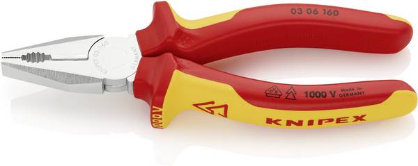 Knipex 03 06 160 VDE kombinované kleště, 160 mm, DIN ISO 5746, DIN EN 60900
