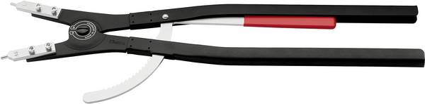 Knipex 46 10 A6 kleště na pojistné kroužky Vhodné pro (kleště na pojistné kroužky) vnější kroužky  252-400 mm Tvar hrotu rovný
