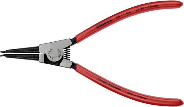 Knipex 46 11 G4 kleště na pojistné kroužky Vhodné pro (kleště na pojistné kroužky) vnější kroužky  20-30 mm Tvar hrotu rovný