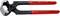 Obrázek ukazuje štípací kleště Knipex s červenými rukojeťmi, vhodné pro řezání drátů. Je na něm vytištěno "Made in Germany".