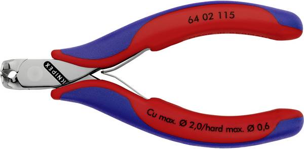 Knipex  64 02 115 pro elektroniku a jemnou mechaniku čelní štípací kleště s fazetou  115 mm