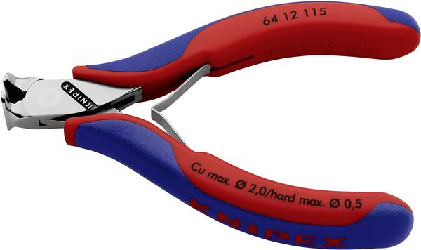 Knipex  64 12 115 pro elektroniku a jemnou mechaniku čelní štípací kleště s fazetou  115 mm