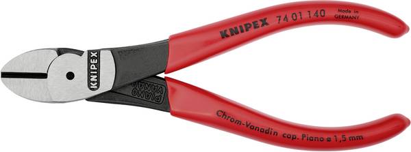 Knipex  74 01 140 dílnu silové boční štípací kleště s fazetou  140 mm