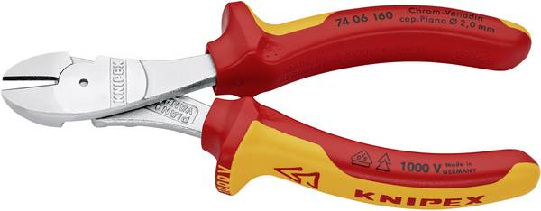 Knipex  74 06 160 VDE silové boční štípací kleště s fazetou  160 mm