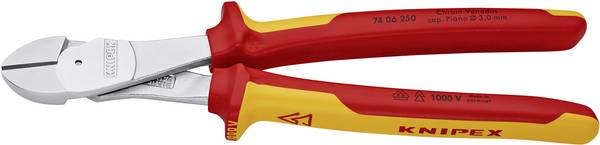 Knipex  74 06 250 VDE silové boční štípací kleště s fazetou  250 mm