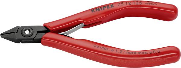 Knipex  75 12 125 pro elektroniku a jemnou mechaniku boční štípací kleště s fazetou  125 mm