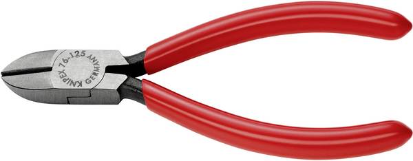 Knipex  76 01 125 pro elektroniku a jemnou mechaniku boční štípací kleště s fazetou  125 mm