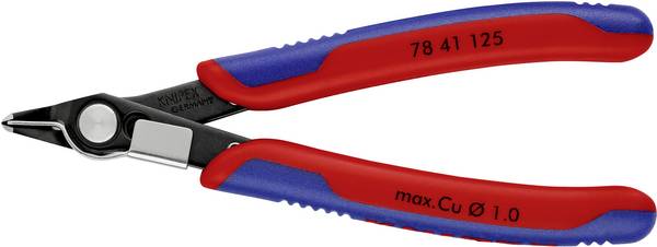 Knipex Super-Knips 78 41 125 pro elektroniku a jemnou mechaniku kleště na plošné spoje  bez fazety  125 mm