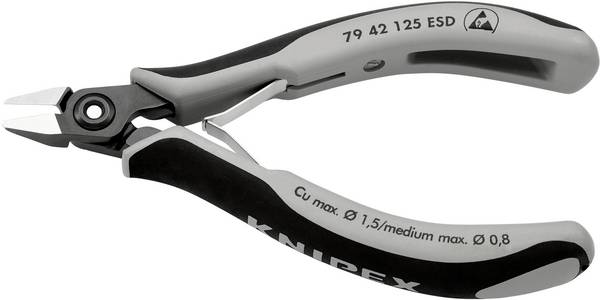 Knipex  79 42 125 ESD ESD boční štípací kleště bez fazety  125 mm
