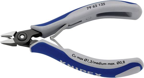 Knipex  79 62 125 pro elektroniku a jemnou mechaniku boční štípací kleště bez fazety  125 mm