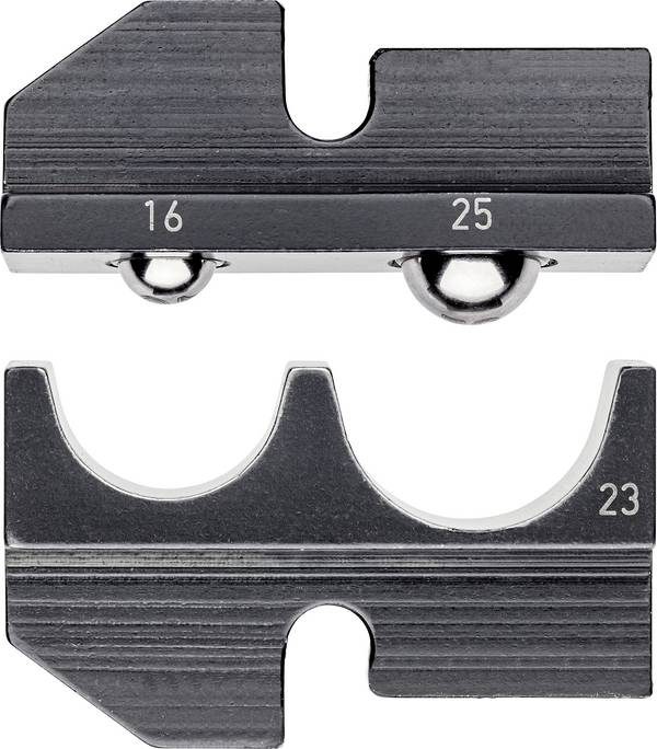 Knipex  97 49 23 krimpovací nástavec neizolované kabelové koncovky , neizolované zástrčky   16 do 25 mm²   Vhodné pro značku (kleště) Knipex 97 43 200, 97 43 E, 97 43 E AUS, 97 43 E UK, 97 43 E US