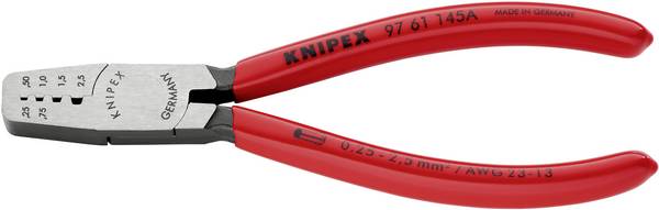 Knipex  97 61 145 A krimpovací kleště  dutiny na kabely 0.25 do 2.5 mm²