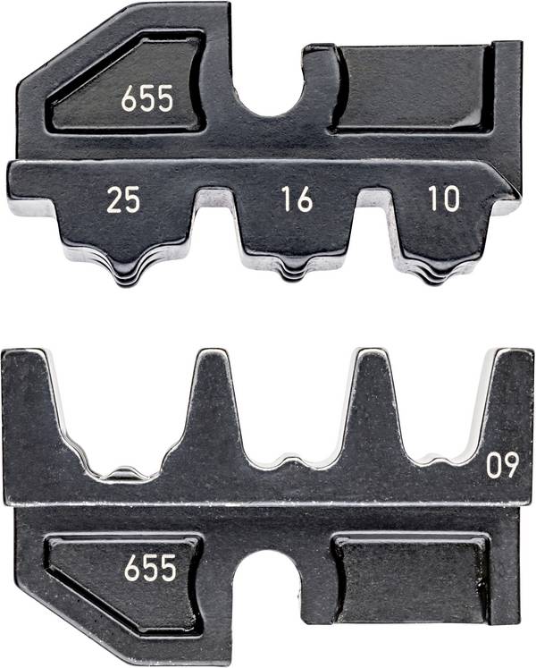 Knipex  97 49 09 krimpovací nástavec dutiny na kabely  10 do 25 mm²   Vhodné pro značku (kleště) Knipex 97 43 200, 97 43 E, 97 43 E AUS, 97 43 E UK, 97 43 E US