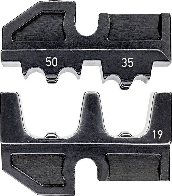 Knipex  97 49 19 krimpovací nástavec dutiny na kabely  35 do 50 mm²   Vhodné pro značku (kleště) Knipex 97 43 200, 97 43 E, 97 43 E AUS, 97 43 E UK, 97 43 E US