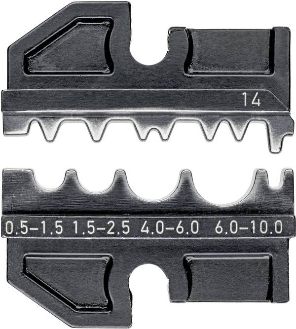 Knipex  97 49 14 krimpovací nástavec neizolované krimpovací spojky , neizolované dotykové spojky , neizolované lisované spojky   0.5 do 10 mm²   Vhodné pro značku (kleště) Knipex 97 43 200