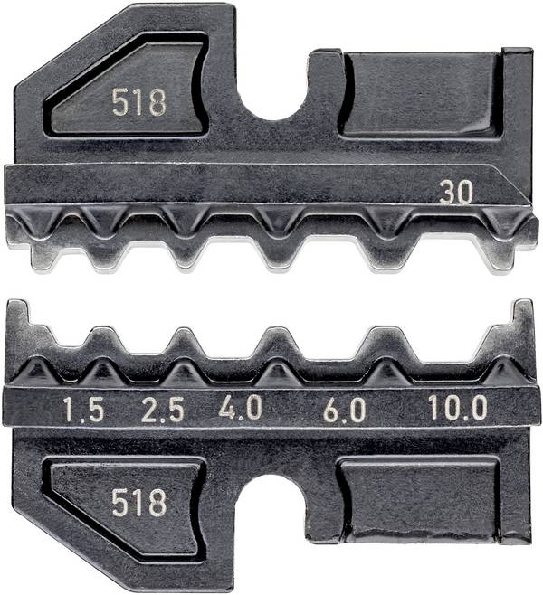 Knipex  97 49 30 krimpovací nástavec neizolované dotykové spojky   1.5 do 4 mm²   Vhodné pro značku (kleště) Knipex 97 43 200, 97 43 E, 97 43 E AUS, 97 43 E UK, 97 43 E US