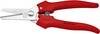Knipex 95 05 190 kombinované nůžky 190 mm červená