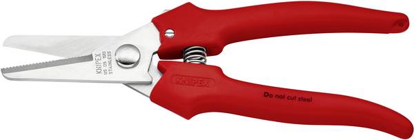 Knipex 95 05 190  kombinované nůžky   190 mm červená