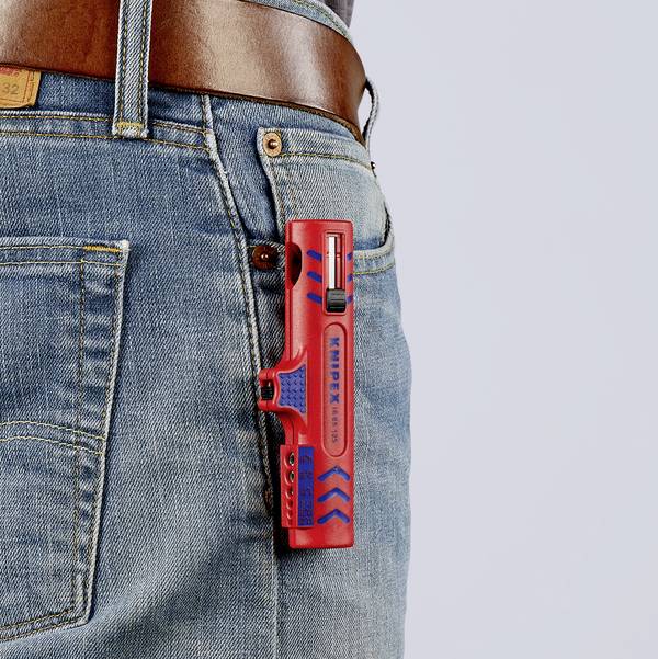 Knipex 16 85 125 SB   odizolovací nástroj Vhodné pro odizolovací kleště Kulaté kabely , Kabel do vlhkých prostorů  8 do 13 mm 0.2 do 4.0 mm²