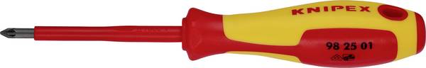 Knipex  98 25 01 VDE křížový šroubovák PZ 1 Délka dříku: 80 mm DIN EN 60900