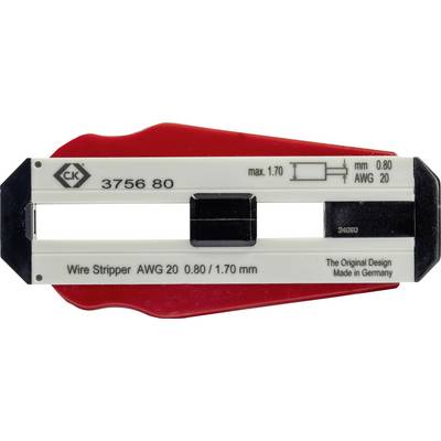Odizolovací kleště z kovu a plastu, vhodné pro vodiče AWG 20, kabely 0,80/1,70 mm; vyrobeno v Německu.