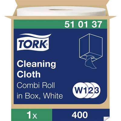 čisticí hadříky TORK Premium 510137, 1 role á 400 utěrek