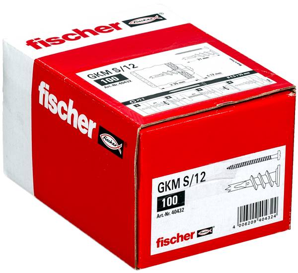 Fischer 40432 GKM 12 hmoždinka do sádrokartonu 31 mm  100 ks