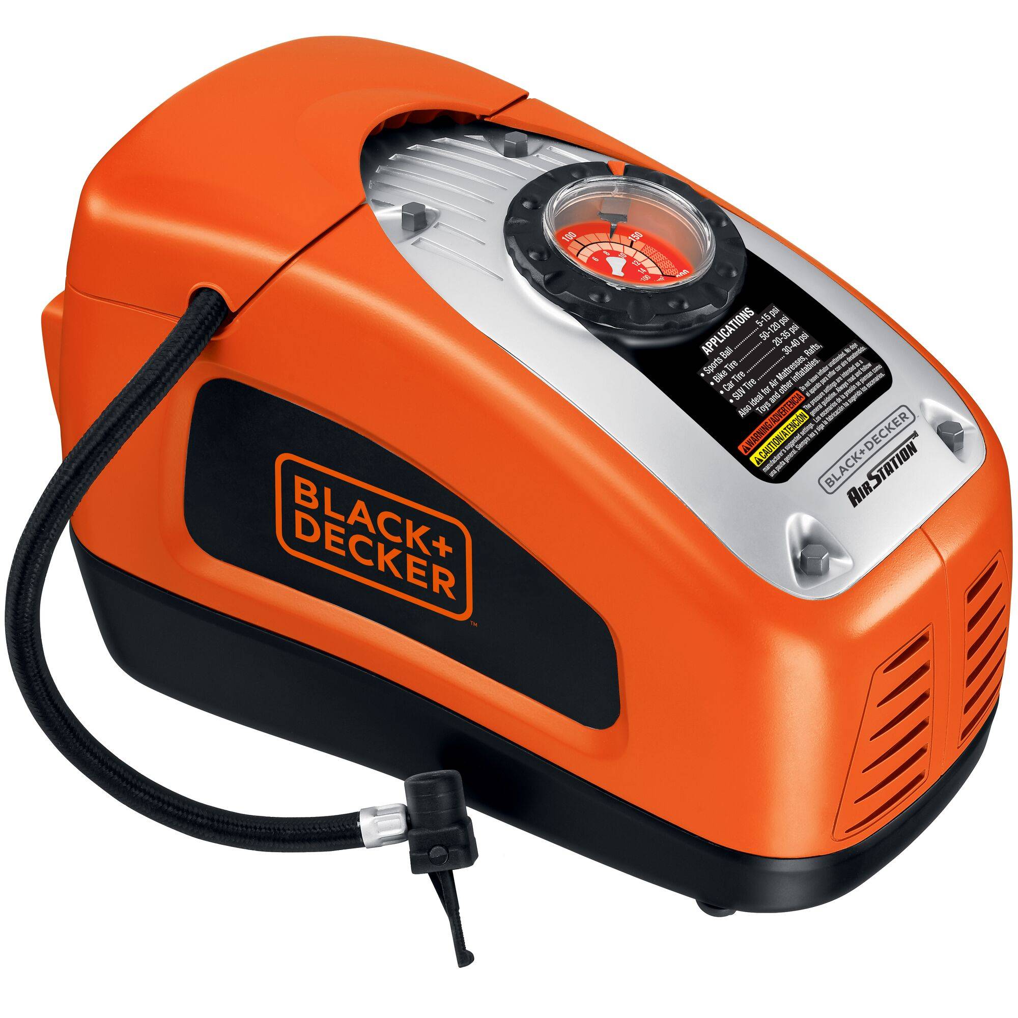 Black & Decker ASI300-QS, ASI300-XJ, kompresor, 11 bar, dvojitá hlava, digitální displej, automatické vypnutí-9