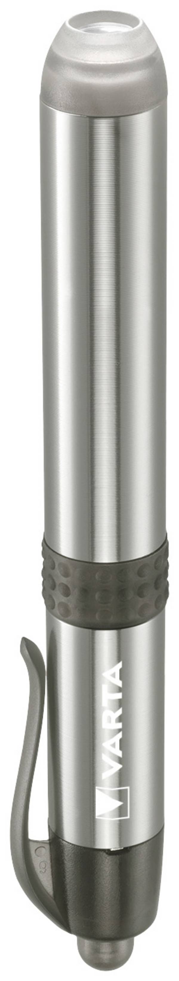 <br>  Varta<br>  14611101421<br>  Pen Light<br>  mini svítilna, penlight<br>  na baterii<br>  LED<br>  3 lm<br>  11.7 cm<br>  stříbrná<br>