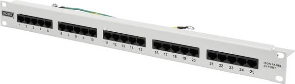Digitus 25-KR/G ISDN patch panel