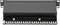 Černý síťový patch panel s očíslovanými porty 1 až 12. Primárně určený pro správu kabeláže a propojení v IT stojanech.