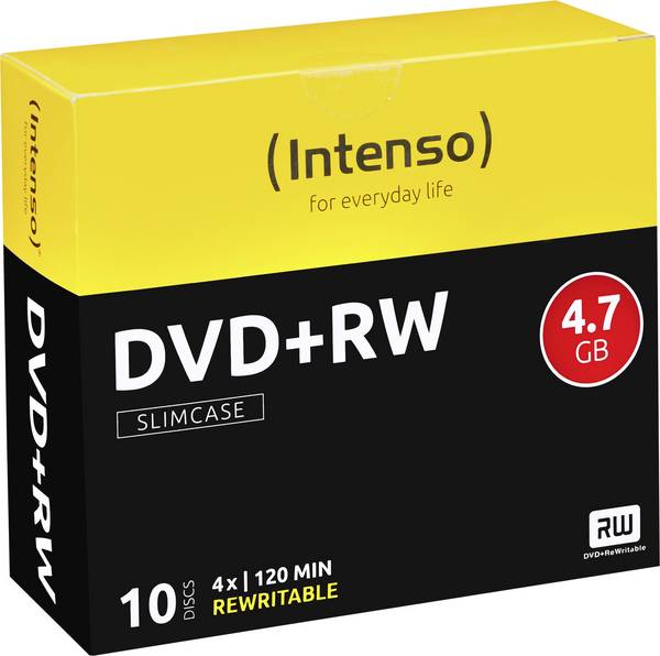 Intenso 4211632 DVD+RW 4.7 GB 10 ks Slimcase přepisovatelné
