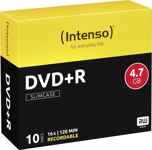 Intenso 4111652 DVD+R 4.7 GB 10 ks Slimcase