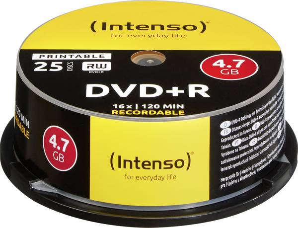 Intenso 4811154 DVD+R 4.7 GB 25 ks vřeteno s potiskem