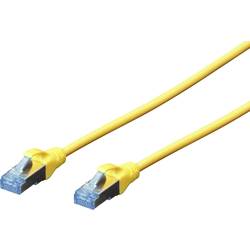 Sieťový prepojovací kábel RJ45 Digitus DK-1531-100/Y, CAT 5e, SF/UTP, 10.00 m, žltá