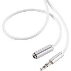 Jack audio predlžovací kábel SpeaKa Professional SP-3956792, 5.00 m, biela